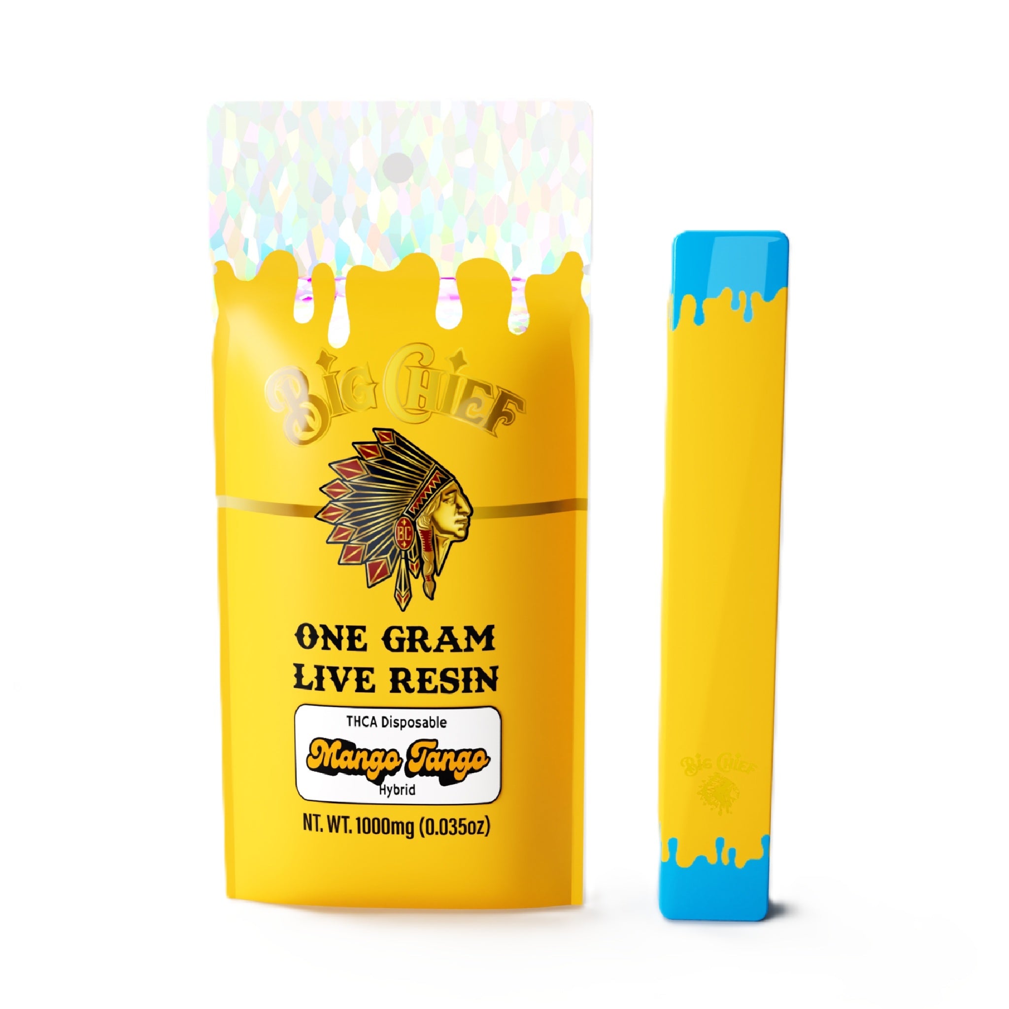 Big Chief Live Resin THC-A Vaporizer - 1000mg