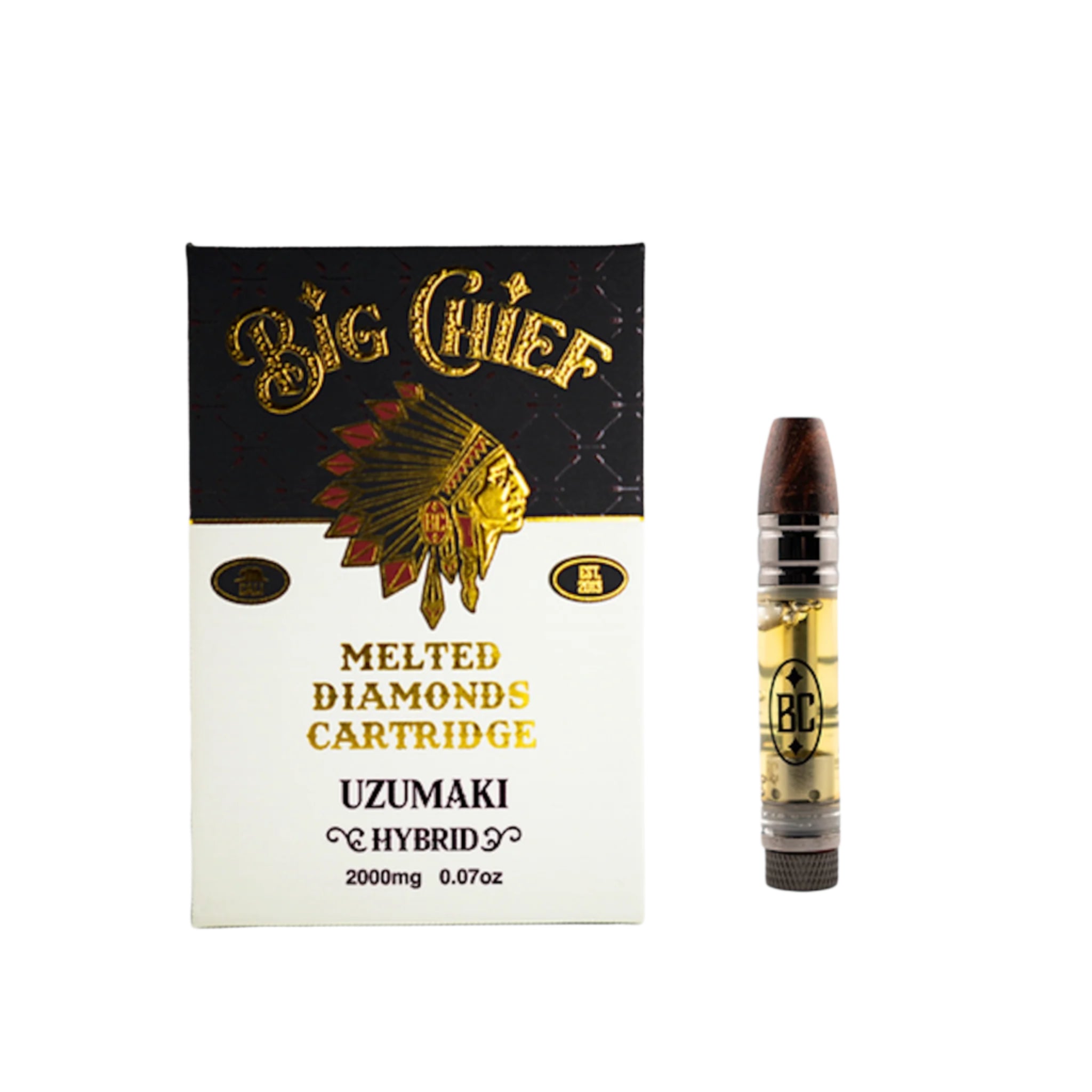 Big Chief Melted Diamonds THCA + THCP Cartridge - 2000mg