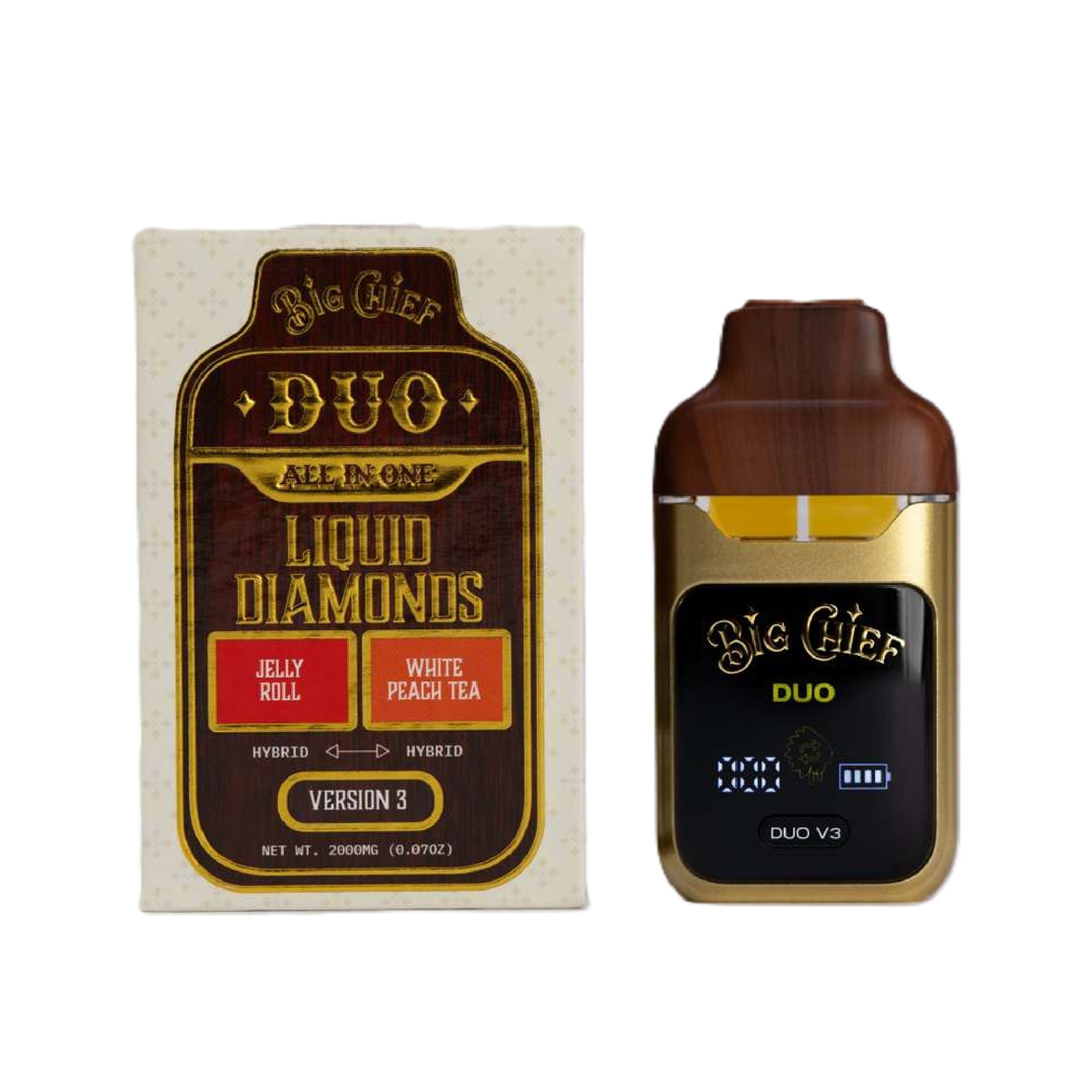 Big Chief THC-A Liquid Diamonds Duos - 2000mg