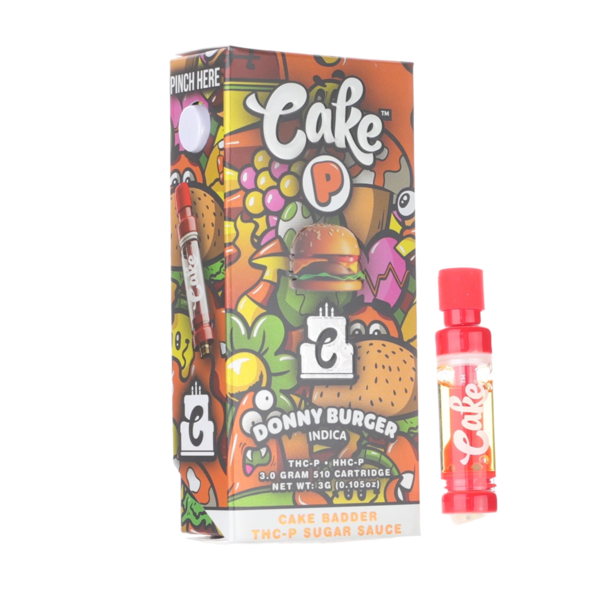 Cake Cartoon THC-P Sugar Sauce Cartridge - 3000mg