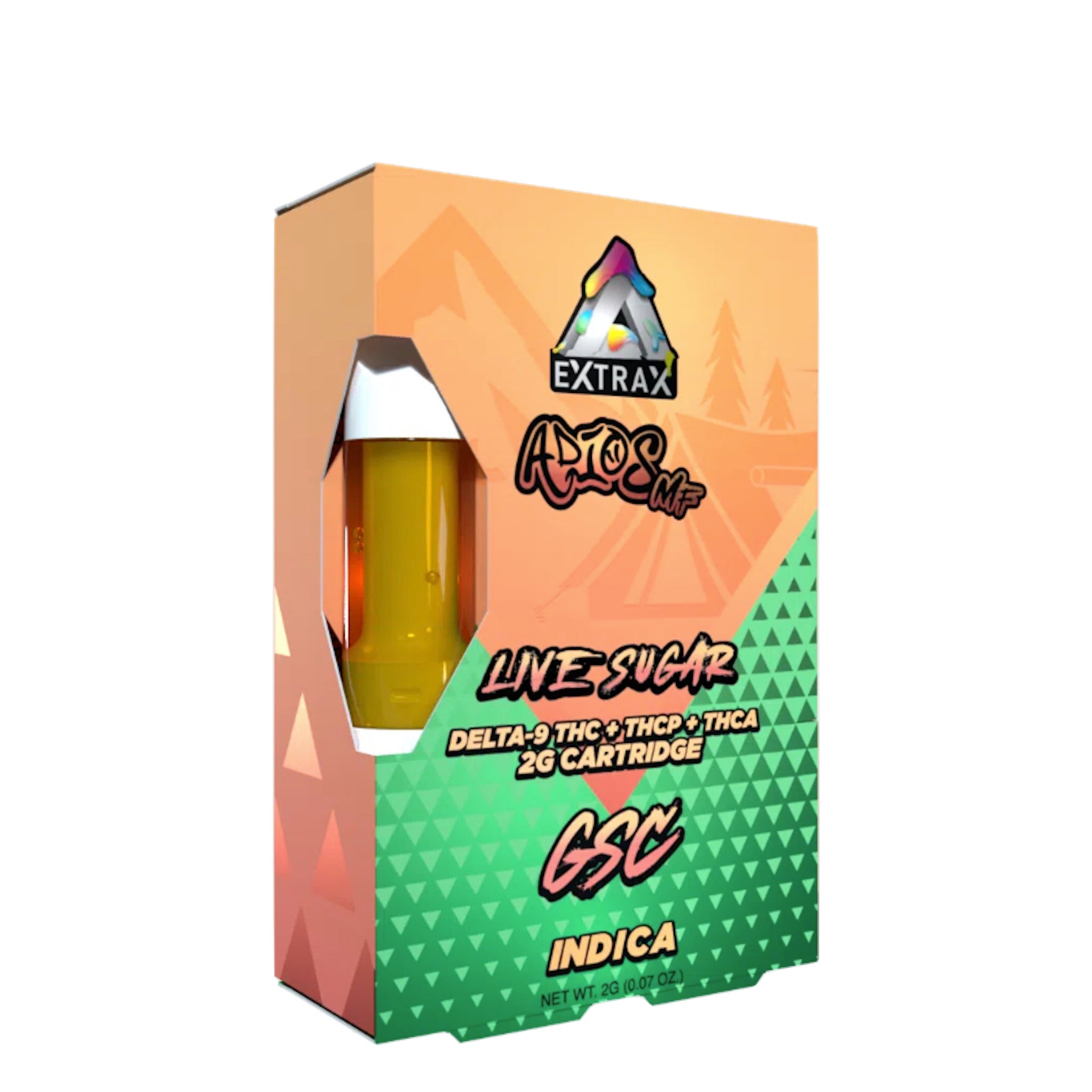 Extrax Adios GSC THC-A Cartridge - 2000mg