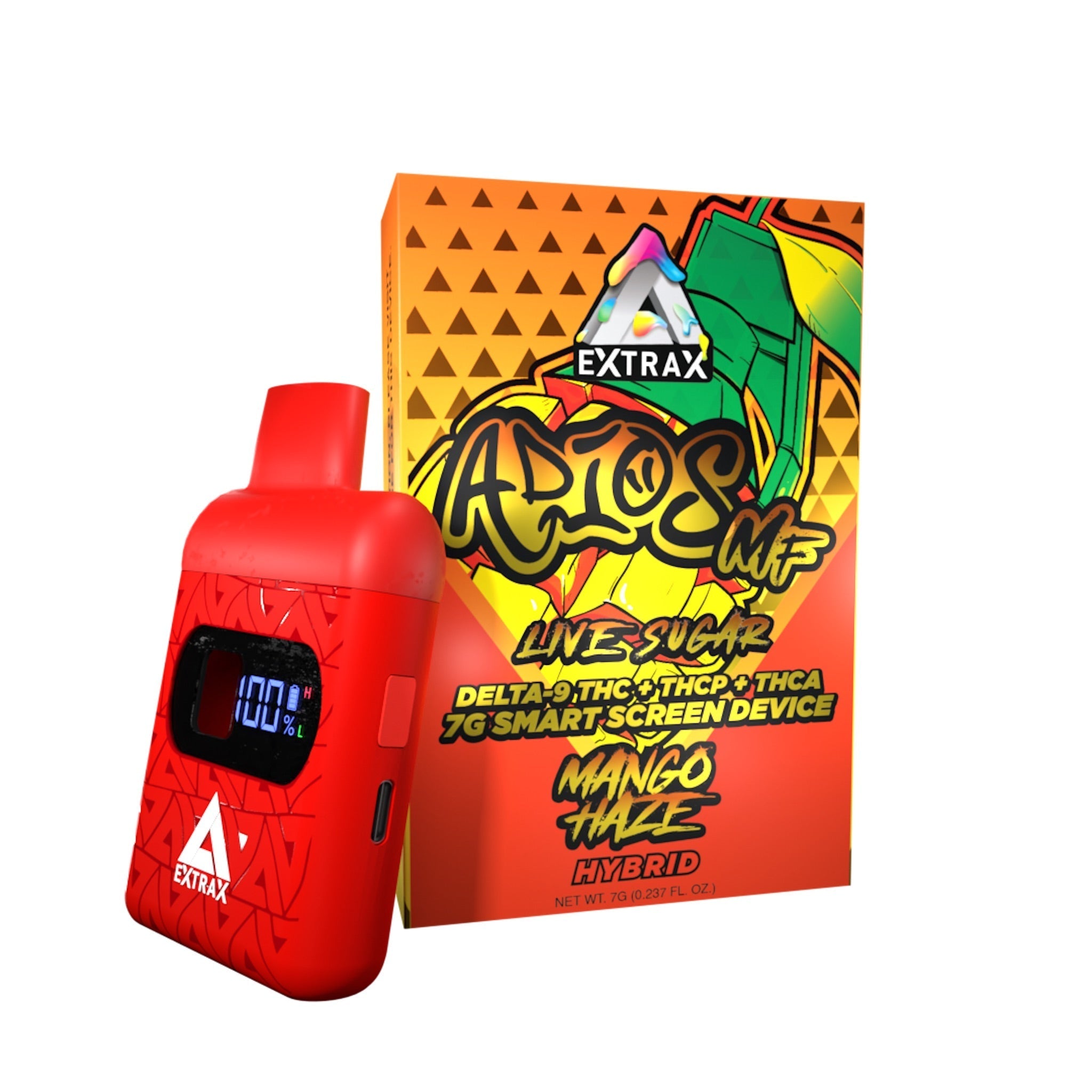 Extrax Adios MF THC-A Live Sugar Vaporizer - 7000mg