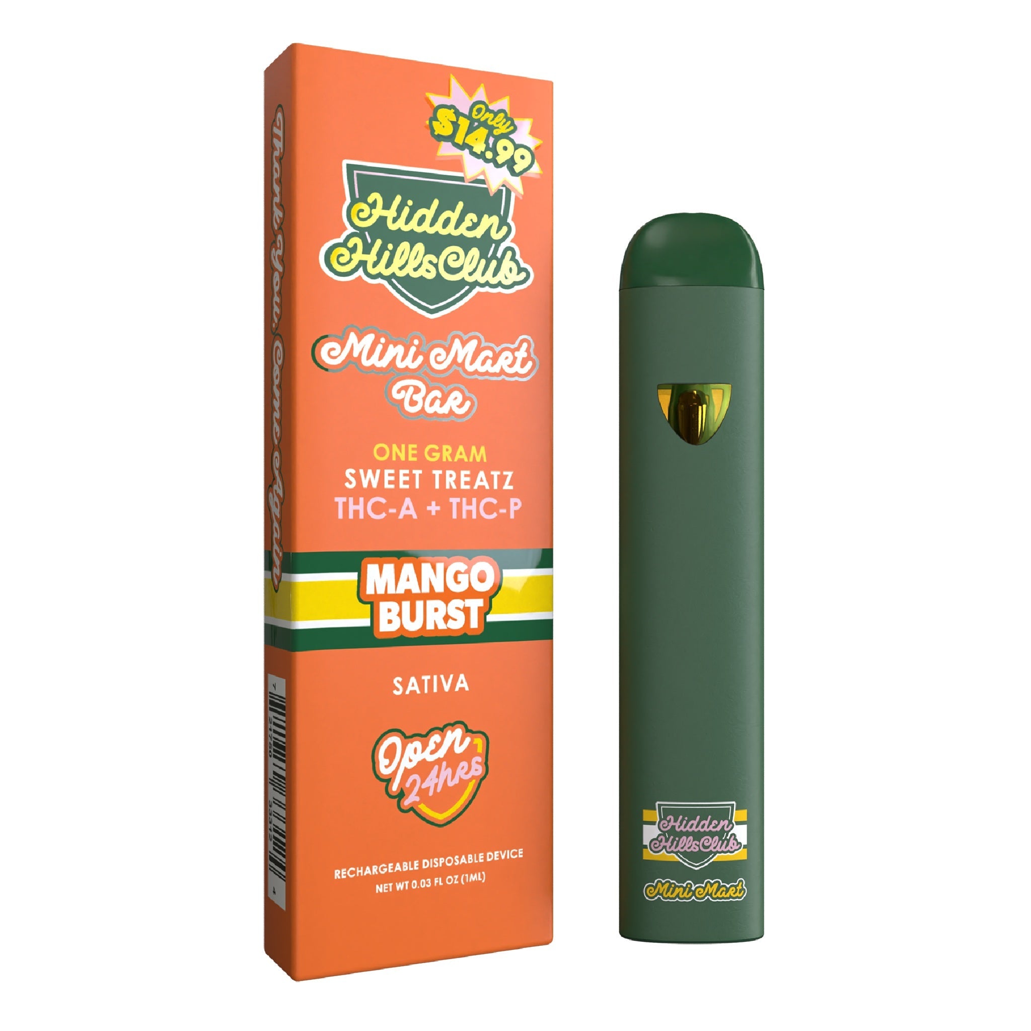Hidden Hills Sweet Treatz Mini Mart Bar - 1000mg