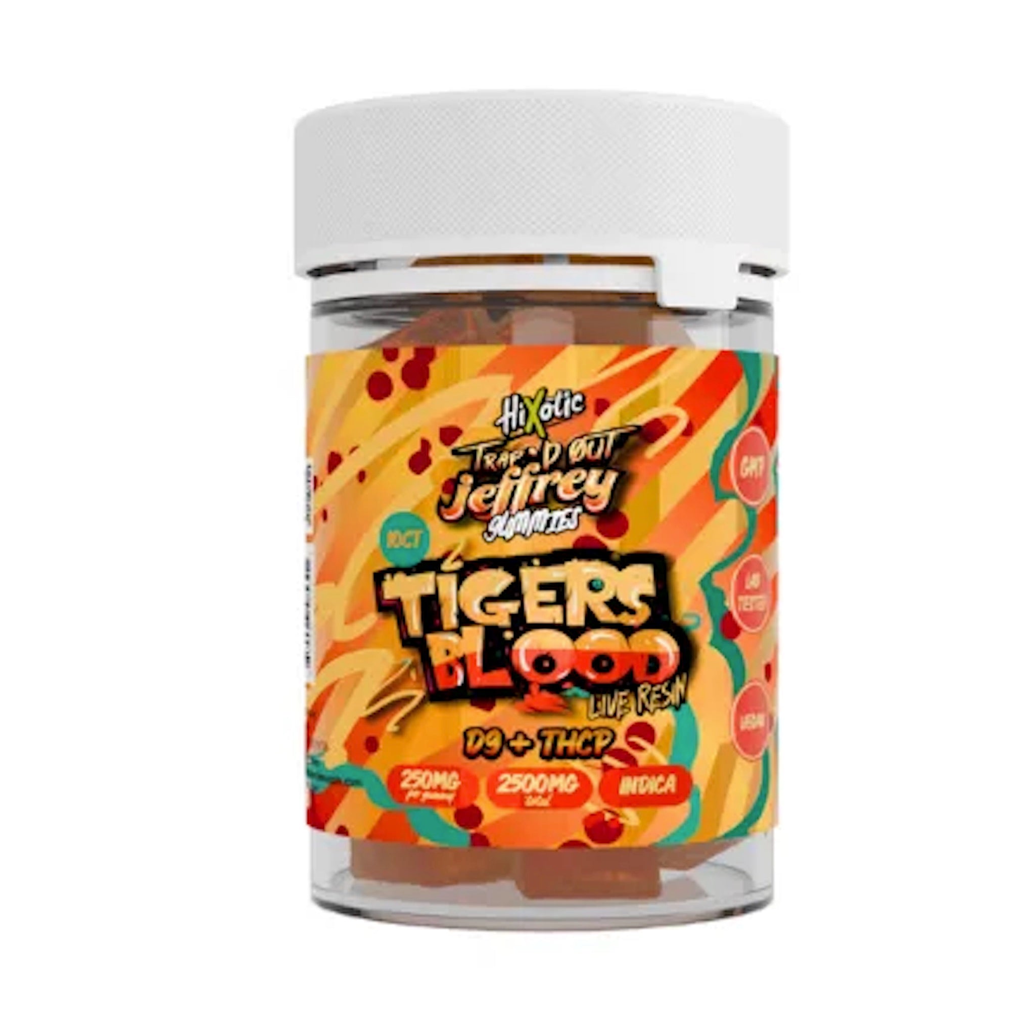Hixotic Trapd Out Jeffrey Gummies - 2500mg