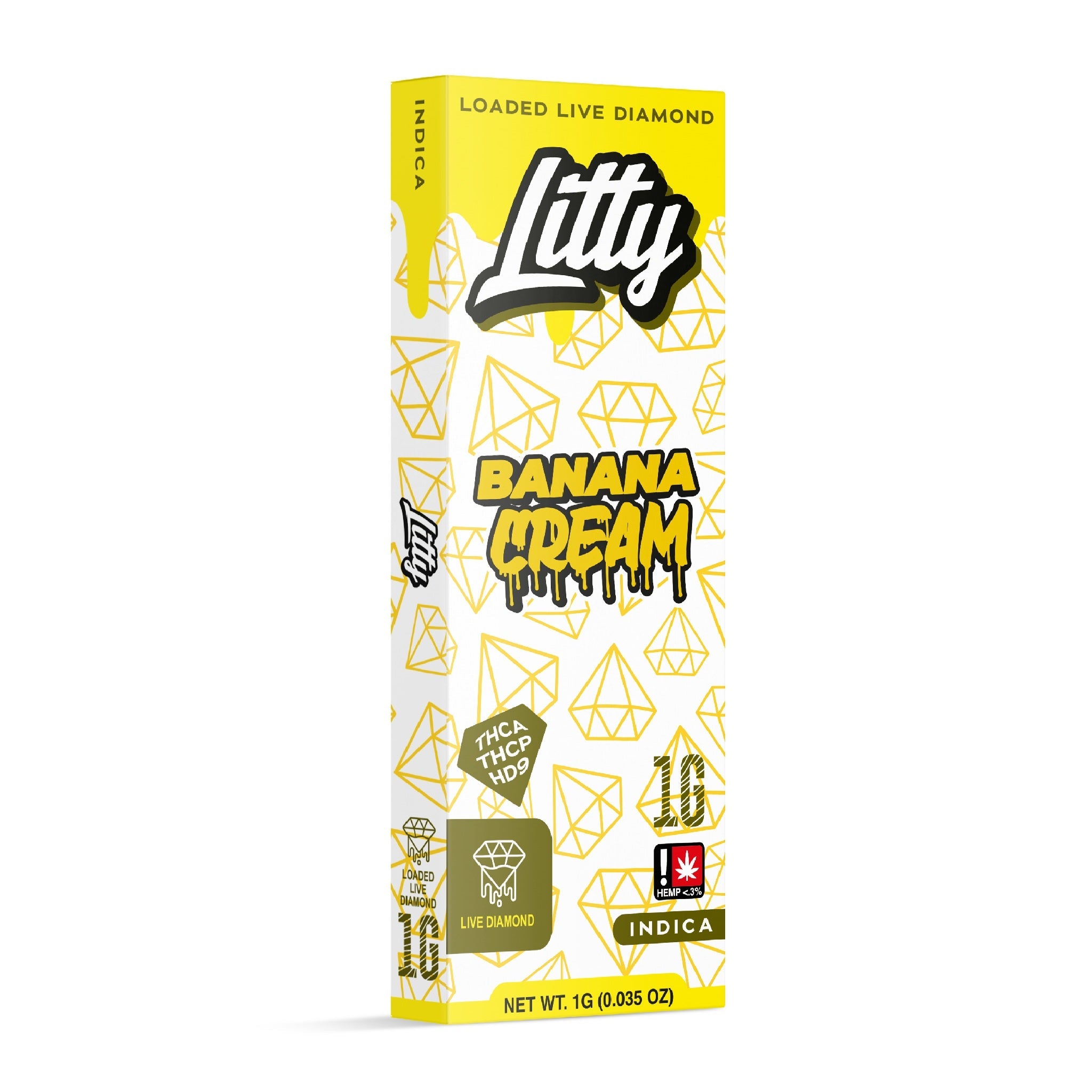 Litty Loaded Live Diamond THC-A + THC-P Vaporizer - 1000mg