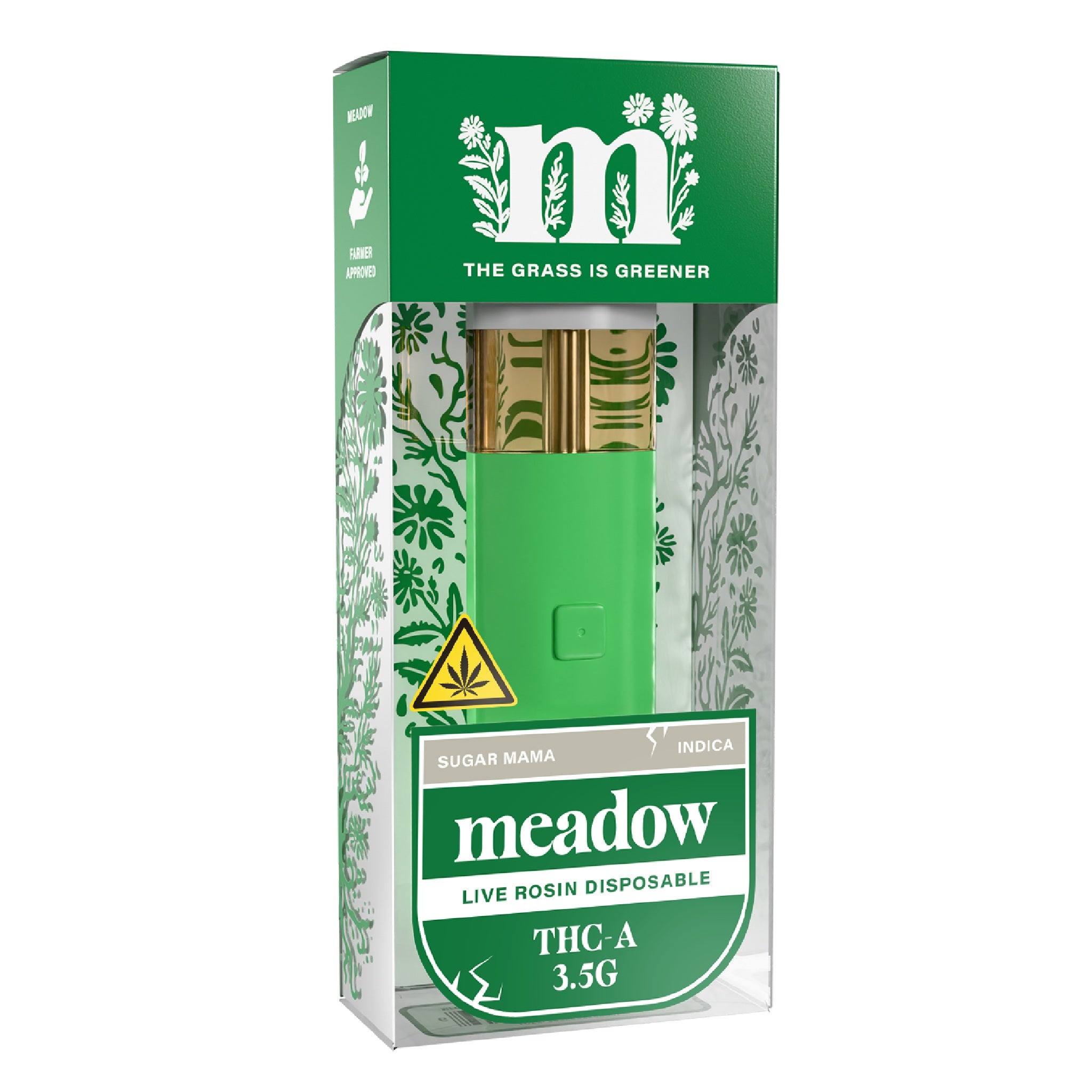 Meadow THC-A Live Rosin Vaporizer - 3500mg