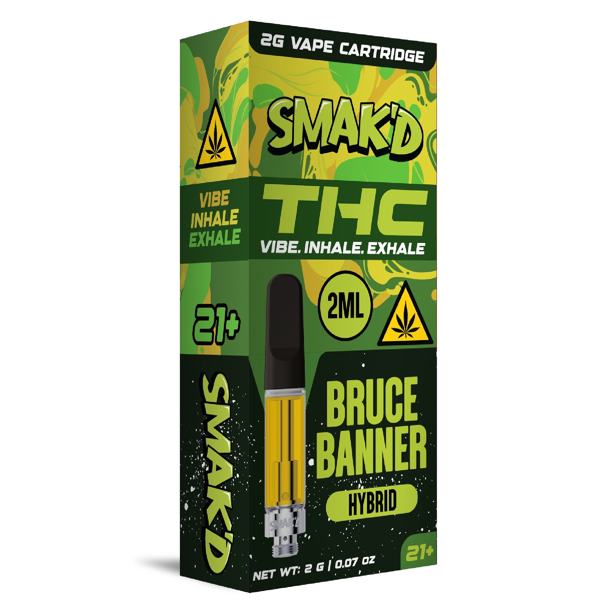 Smakd THC Vape Cartridge - 2000mg