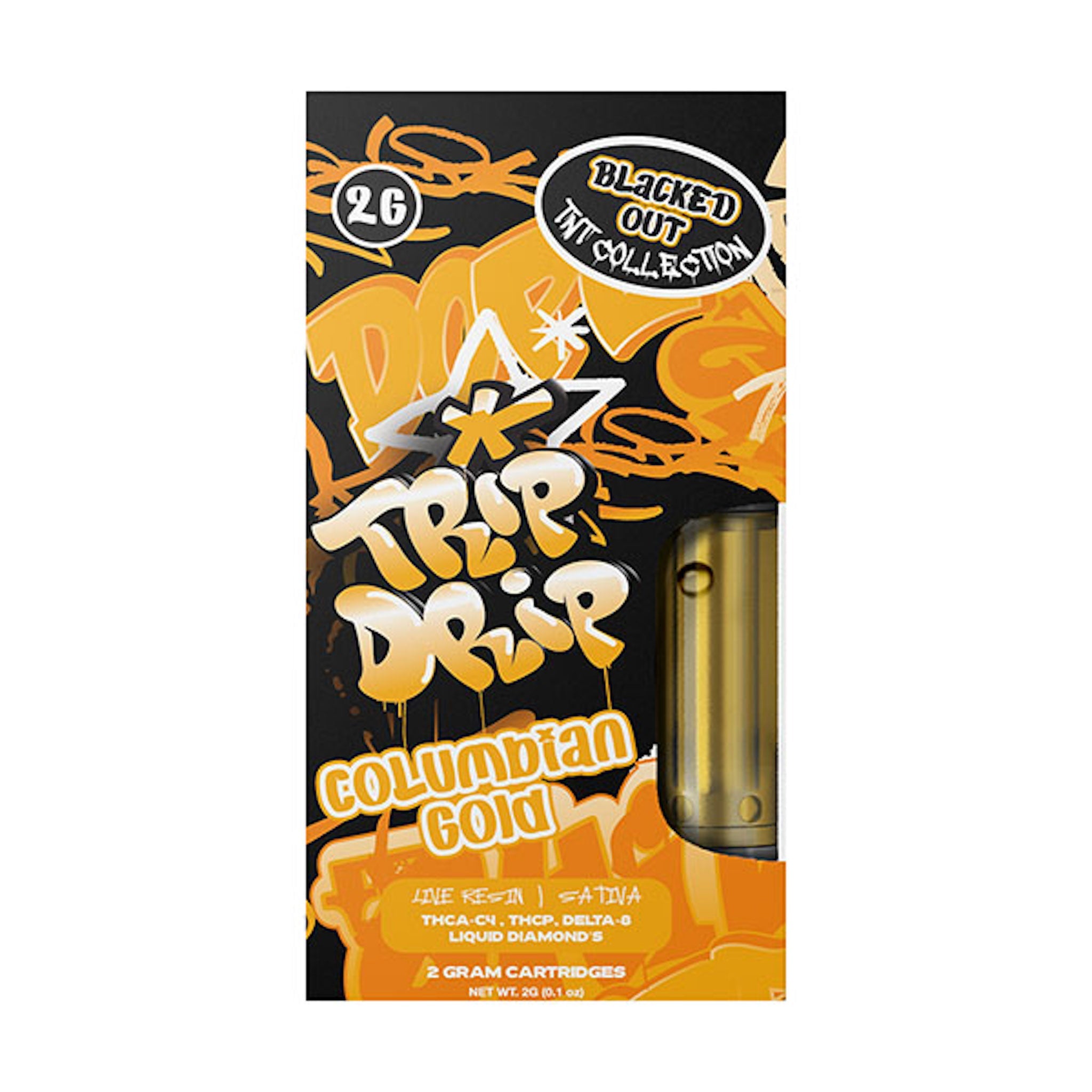 Trip Drip Black Out TNT Collection Cartridge - 2000mg