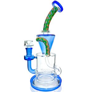 AFM Glass TX617 Recycler Bong - 11in