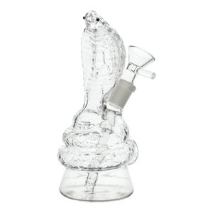 Clear Cobra Snake Bong - 6.5in