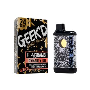 Geekd 24K Gold Series Vaporizer - 4000mg