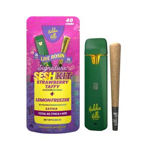 Hidden Hills 4G Live Rosin Signature Seshkit (Vaporizer + Hash Hole)