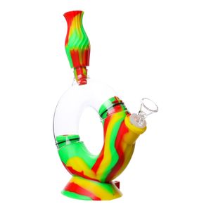 Ooze Echo 4-in-1 Silicone Water Pipe n Nectar Collector - 11in