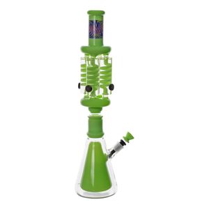 Quadruple Helix Glyco Chill Bong - 23in