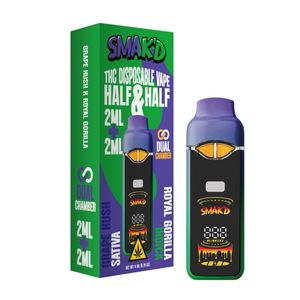 Smakd Half & Half Live Resin THC Dual Vaporizer - 4000mg
